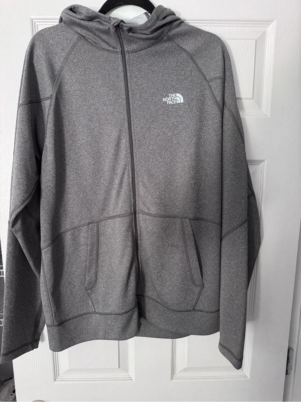Men’s North Face Gray Full-Zip Hoodie